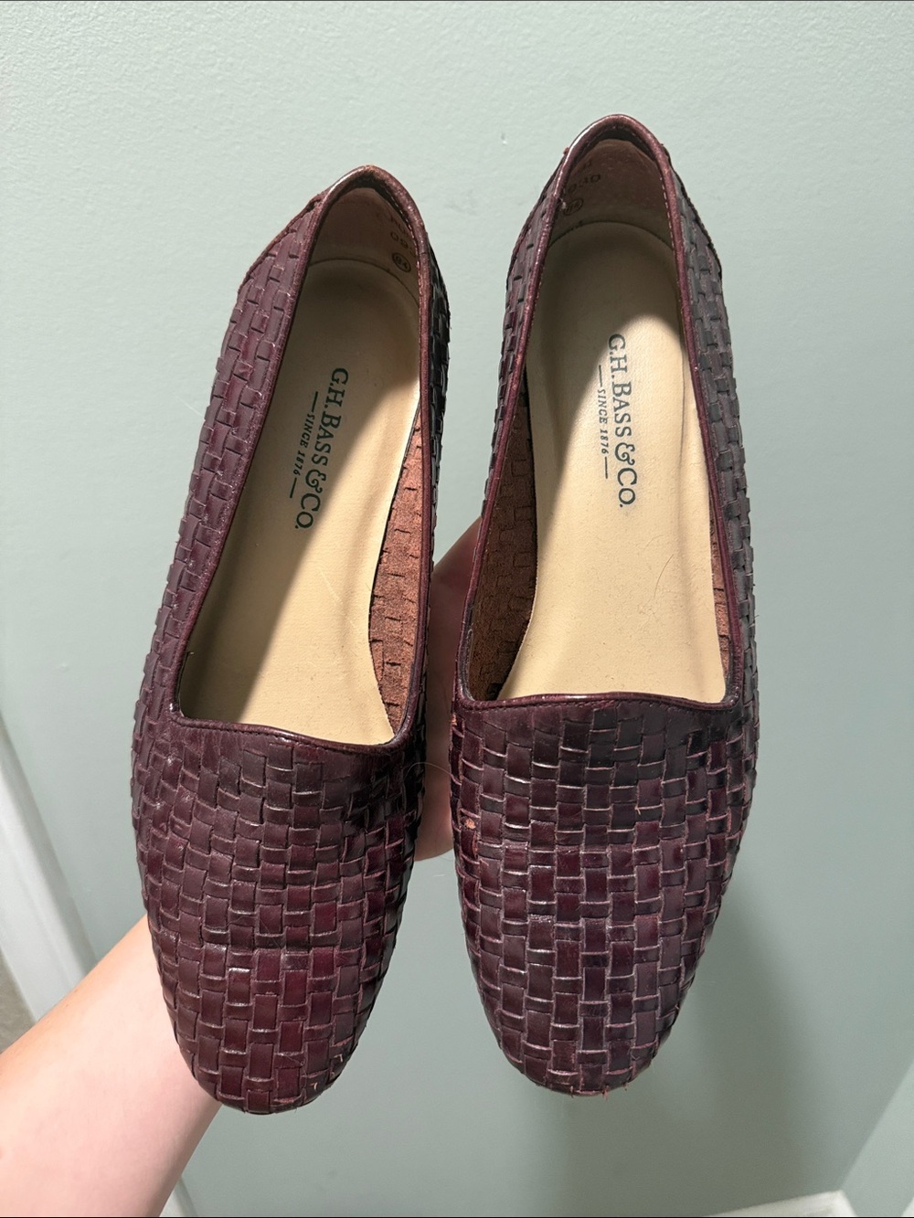 G.H. Bass & Co. Women's Woven Slip-On Loafers